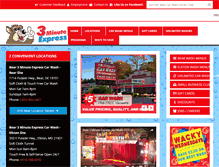 Tablet Screenshot of bearcarwash.com